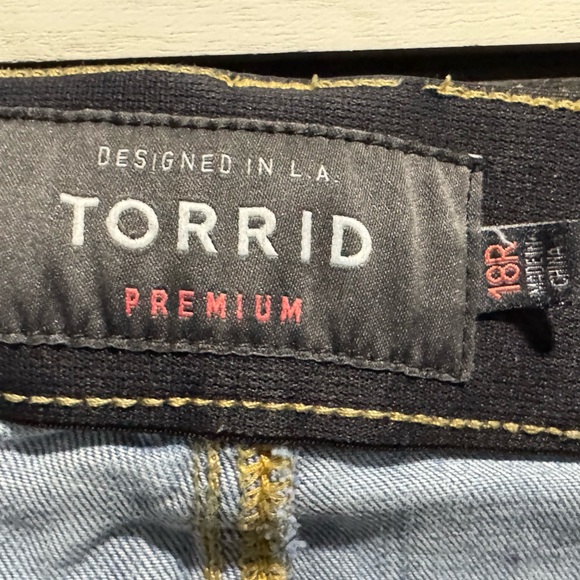 Distressed Blue Jeans - Picture 2 of 4